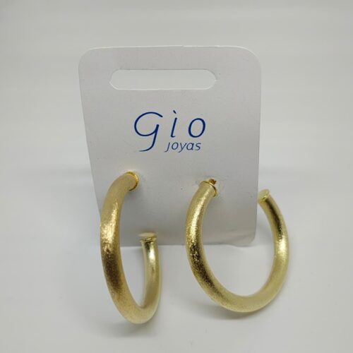 Aro Bañado Argolla Lijada