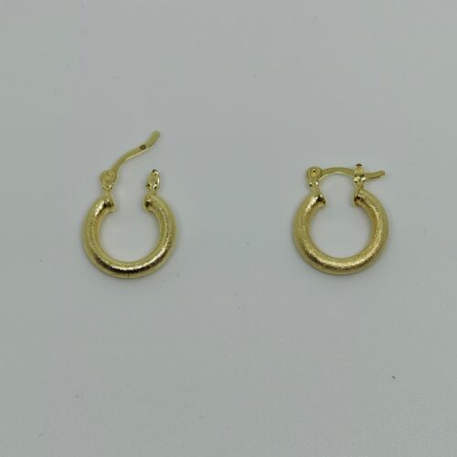 Aro Bañado Argolla Lijada