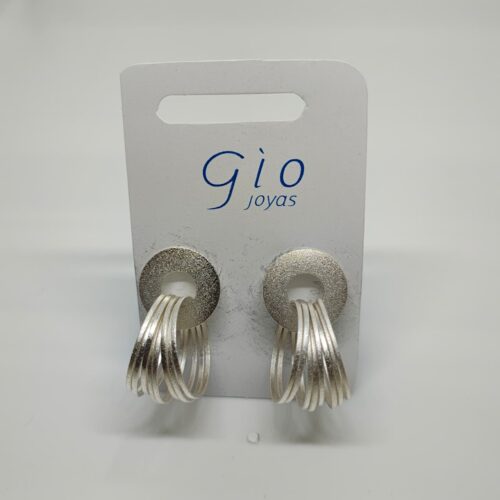 Aro 8 Argollas Baño Plata