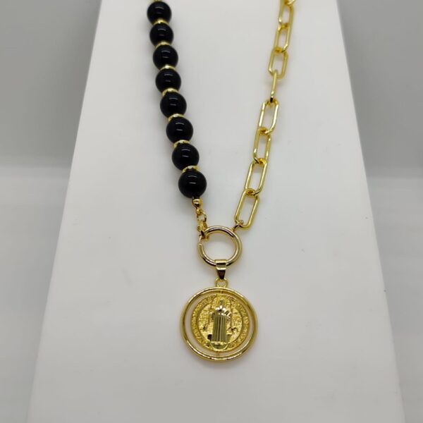 Collar Baño Oro - Piedras