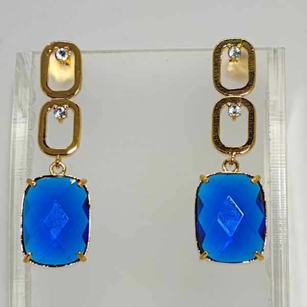 Aro Baño Oro Con Cristales