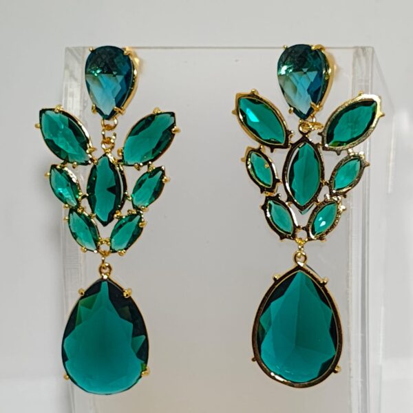 Aro Baño Oro Con Cristales