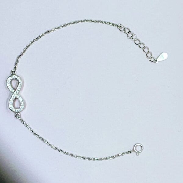 Pulsera infinitio con circones