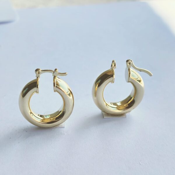 Argolla lijada broche italiano