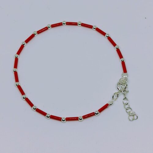 Bolitas de plata / miyuki negro