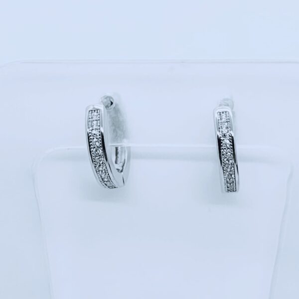 Aro argolla 14 mm con circones