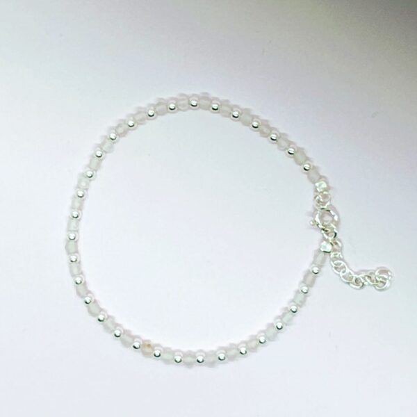 Bolitas cristal nacar -bolitas de plata